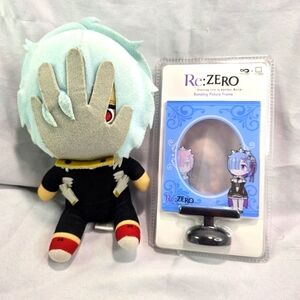 My Hero Academia Tomura Shigaraki Plush Re Zero Rotating Picture Frame Bundle
